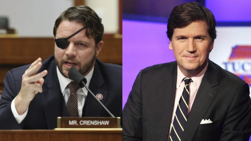 Dan Crenshaw caught on Hot Mic 'seriously' threatening Tucker Carlson: 'I’ll f**ing kill him'