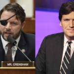 Dan Crenshaw caught on Hot Mic 'seriously' threatening Tucker Carlson: 'I’ll f**ing kill him'