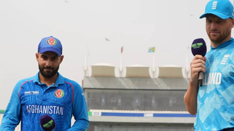 AFG vs ENG Live: Afghanistan opt to bat vs England in Lahore