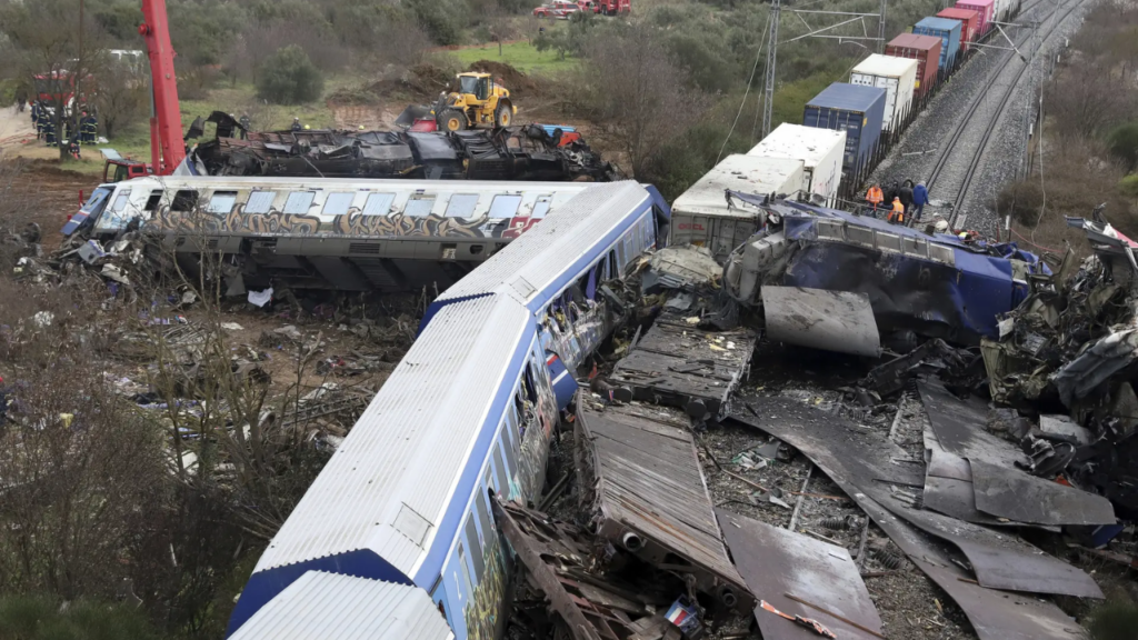 As anger mounts over rail disaster in Greece, workers strike and thousands join protests