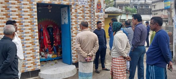 Idol damaged in Pabna temple; one held