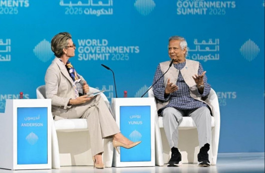 Yunus joins interactive plenary session of WGS in Dubai