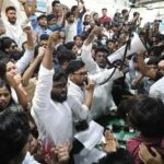 Private university students protest new committee at DU