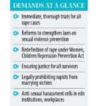 Anti-rape protests flare across country