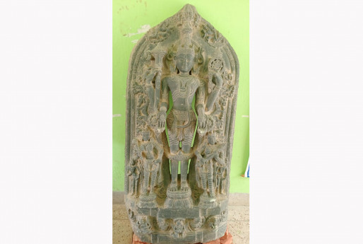 Touchstone statue of Vishnu recovered in Dinajpur, ex-UP member held