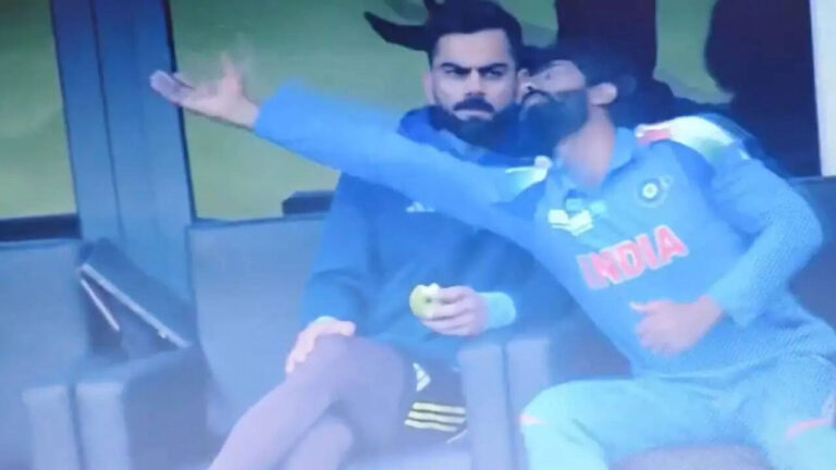 Watch: Jadeja’s reaction to Kohli’s dismissal breaks the internet