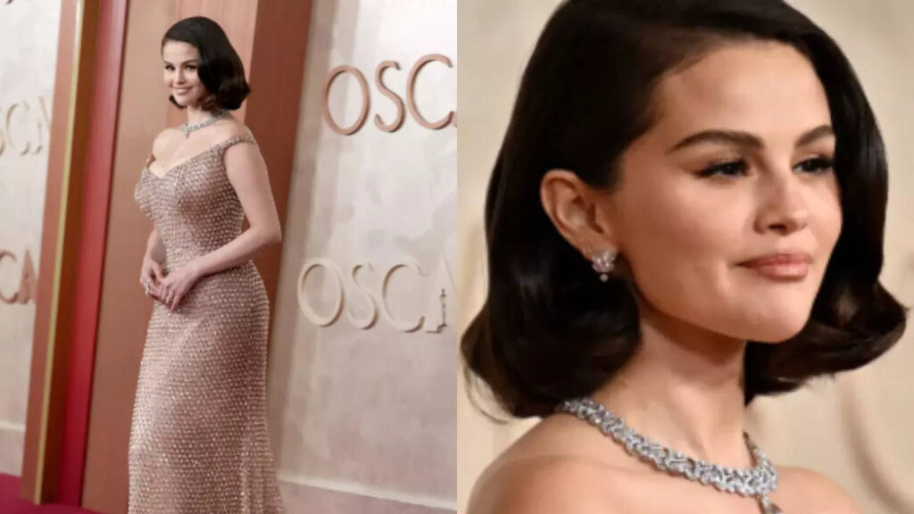 Oscars 2025: Selena Gomez's gown with 16,000 glass droplets