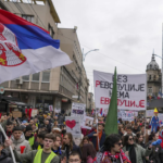 Serbia's president apologises for calling state TV reporter an 'imbecile' over coverage of protests