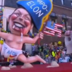 Elon Musk mocked with diaper-clad float at German carnival