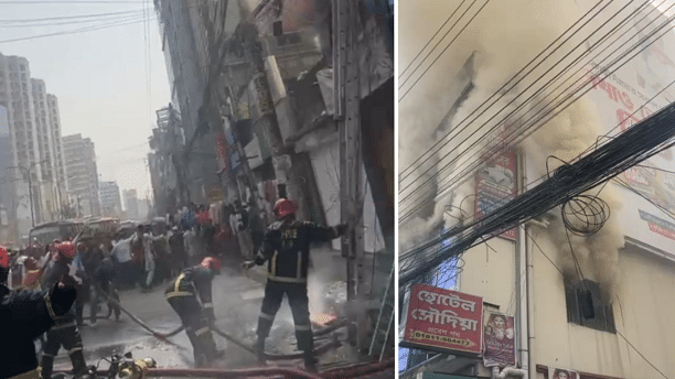 Four killed in Shahjadpur building fire