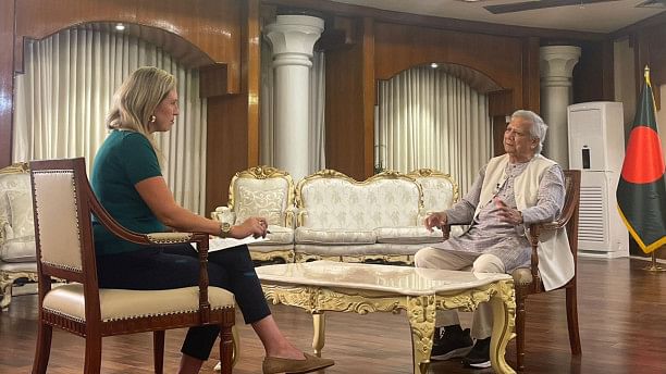 Hasina to face trial in-person or in absentia, Yunus tells Sky News